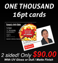 1000 14pt business cards, great deal!